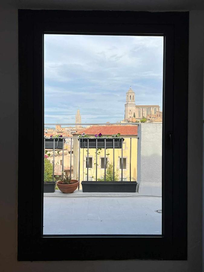 Romantic Duplex With Terrace And Great Views Girona Eksteriør billede
