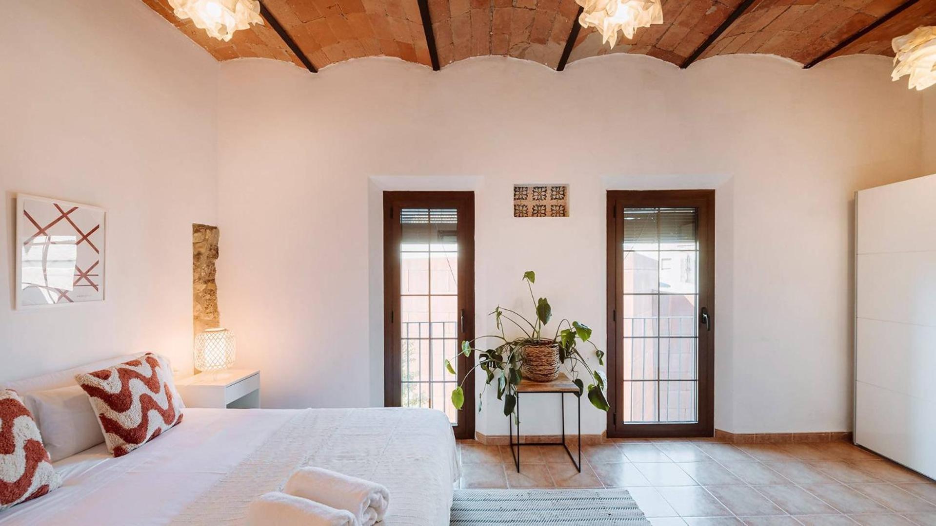 Romantic Duplex With Terrace And Great Views Girona Værelse billede